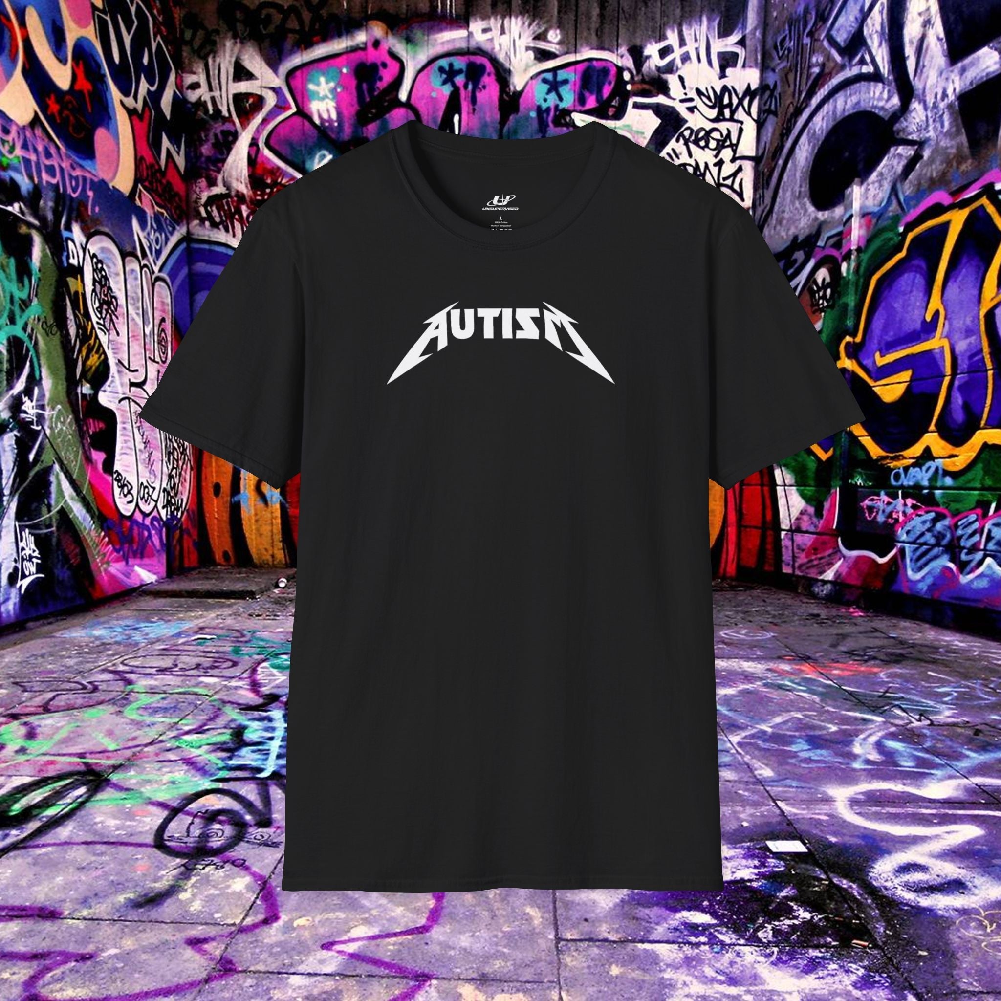 Autism Metallica Tee - Unsupervised