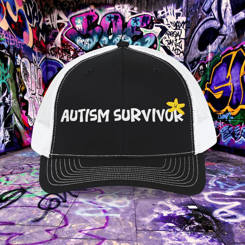 Autism Survivor Trucker Hat - Unsupervised