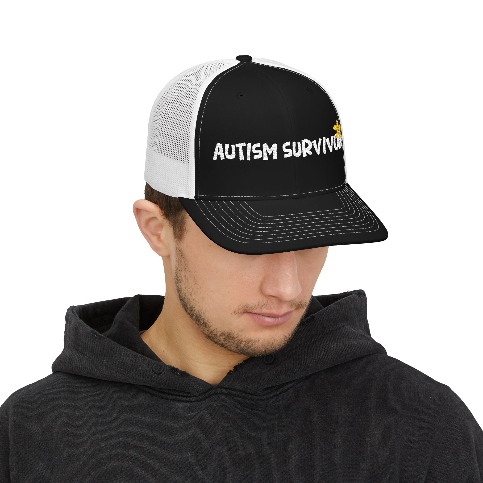 Autism Survivor Trucker Hat - Unsupervised