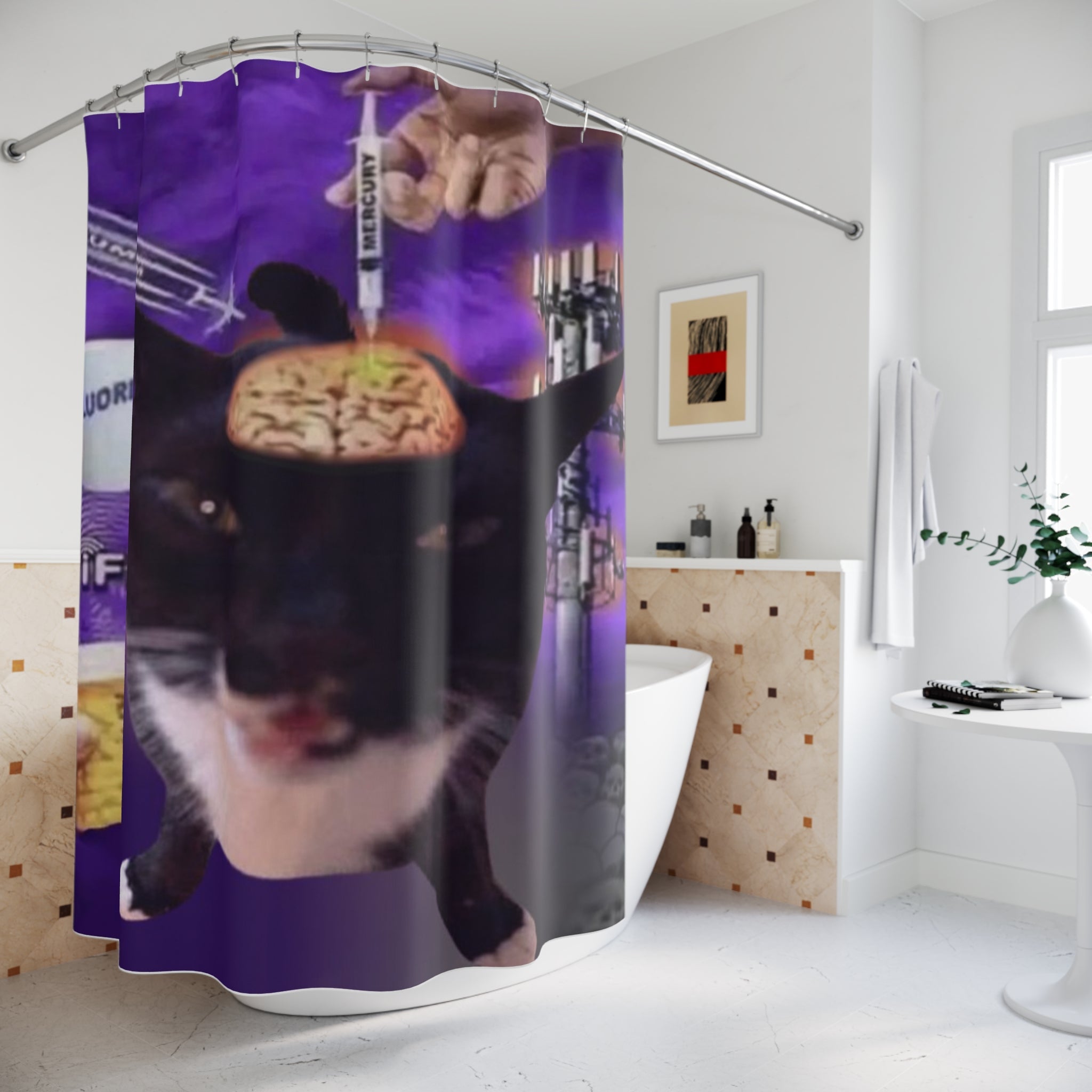 I love lean shower curtain - Unsupervised