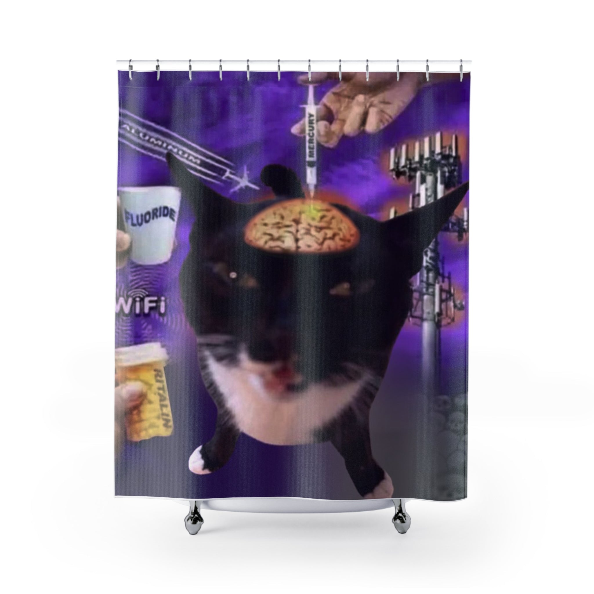 I love lean shower curtain - Unsupervised