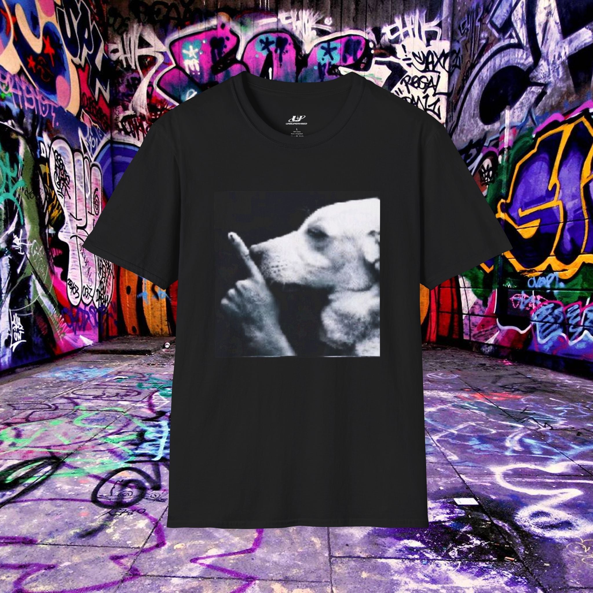 Shh dumbass better dumbas talking Tee - Unsupervised